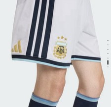 Shorts Titular Seleccion Argentina Campeon 2026 Versi n Jugador Adidas Blanco