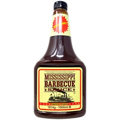 Mississippi Barbecue Sauce Sweet  n Spicy 1560 ml 1814g Grillen (9,61 EUR/l)