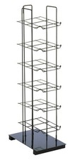 SSWBasics Black Countertop Hat Display Stand - (Holds up to 36 Caps Vertically)