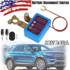 Remote Battery Disconnect Switch 12V 240A Upgrade Smart Voltage Kill Switch