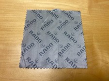 RADO - Uhren Tuch - 11,5 X 11,5 Cm - Grau
