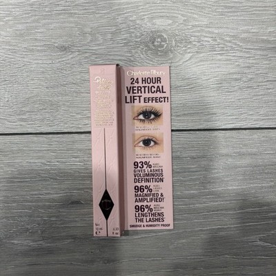 Brandneu Charlotte Tilbury PILLOW TALK PUSH-UP-WIMPERN! MASCARA SUPER BLACK 10ml