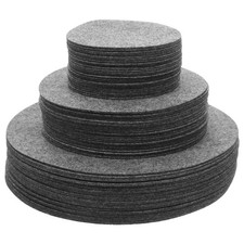 144Pcs Reusable Felt Plate Separators Round Cushion for Pot and Pan Protection