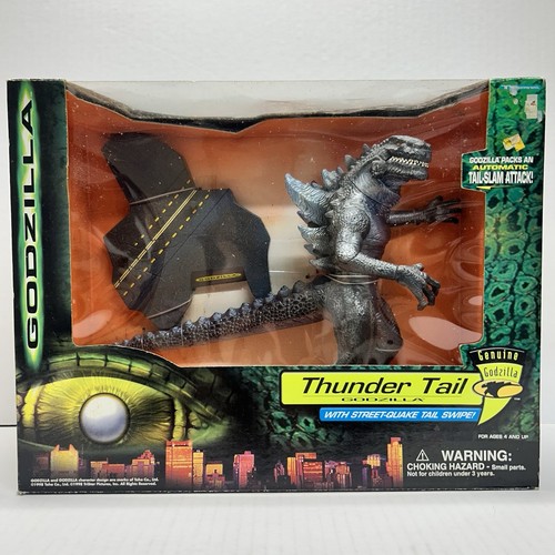 1998’ Trendmasters Godzilla Set Of 2 Razor Bite & Thunder Tail Godzilla NIB - Picture 6 of 9