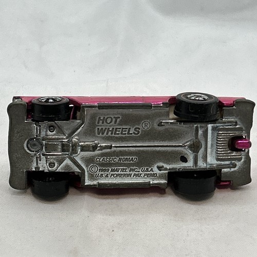 Vintage Hot Wheels Redline Classic Nomad in Pink White Int - Picture 19 of 24