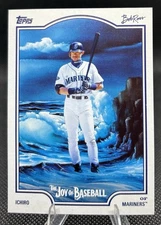 2025 Topps X Bob Ross The Joy of Baseball Ichiro Seattle Mariners