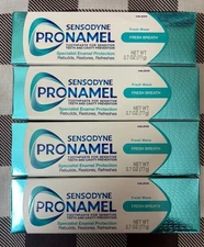 4 Sensodyne Pronamel Fresh Breath Wave Enamel Toothpaste for Sensitive Teeth FS