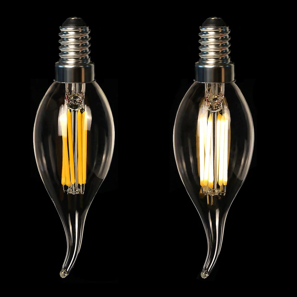 BRIMAX Dimmable E12 Candle LED Light Bulbs Replacement Vintage Chandelier Bulbs - Image 4 of 4