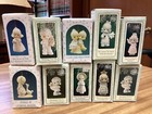 Lot 10 Vintage Precious Moments Christmas Ornaments Boxed 1980s-1990s