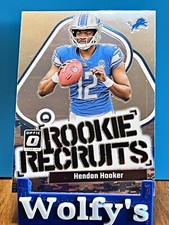 2023 Panini Donruss Optic - Rookie Recruits #7 Hendon Hooker (RC) Lions