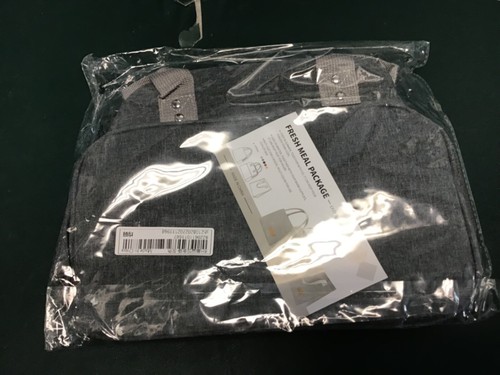 Shein Portable Lunch Bag SKU: sh2108202702111988 new in pk grey - 第 7/10 張圖片