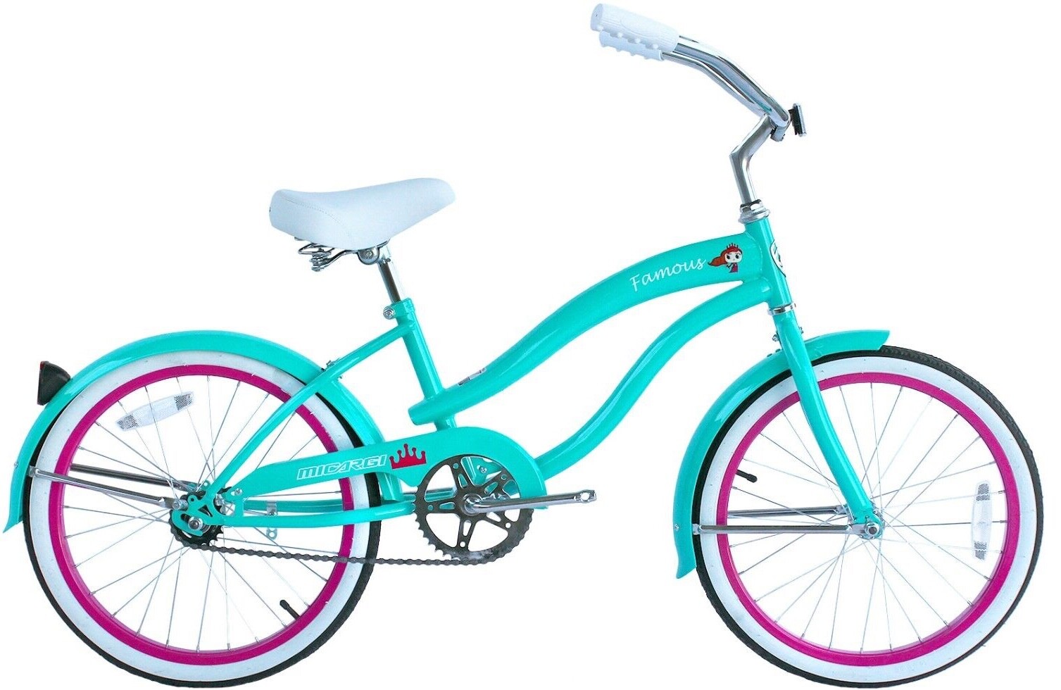 20" Micargi Kid's transition bicycle Coaster Brake Beach Cruiser Bike