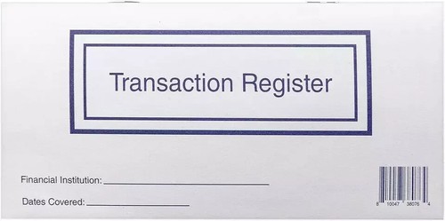 Checkbook Transaction Registers, 2025-2026-2027 Calendars by Easy Read Register - Picture 4 of 6