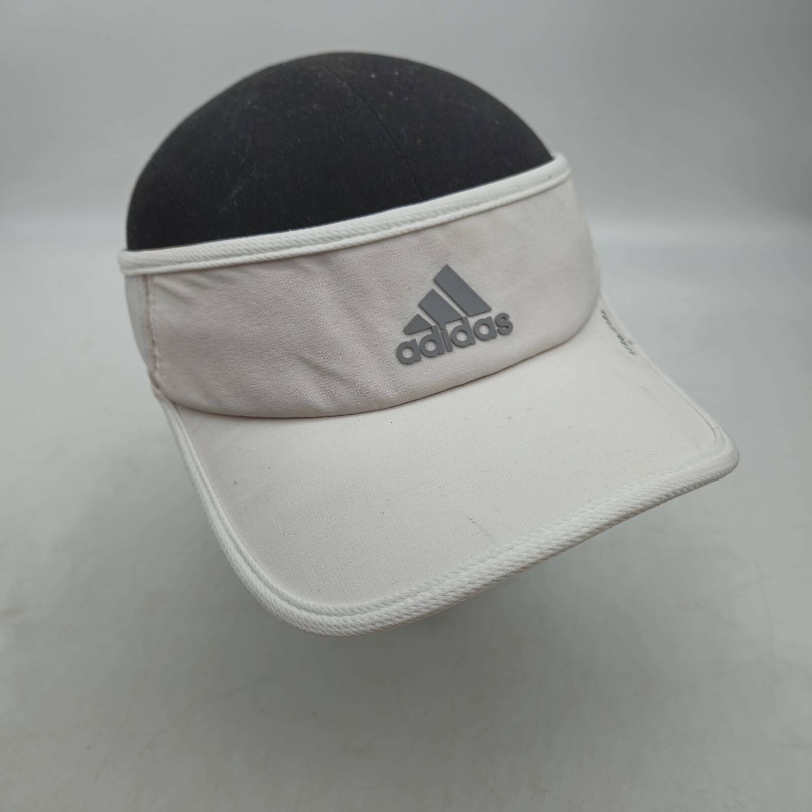 Adidas Strapback Visor Hat Cap White Aeroready Go… - image 8