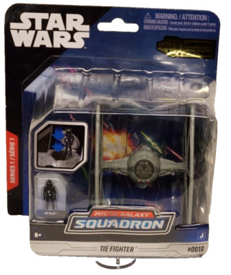 STAR WARS Micro Galaxy Squadron Series 1 TIE FIGHTER with Pilot #10