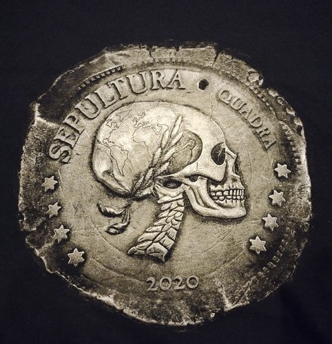 Sepultura Quadra 2020 Tour Band Tee Shirt Size 2XL