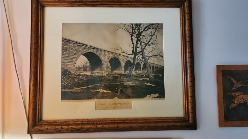 Rare photograph by Fredrick Gutekunst Wissahickon Viaduct Trenton branch r.r.