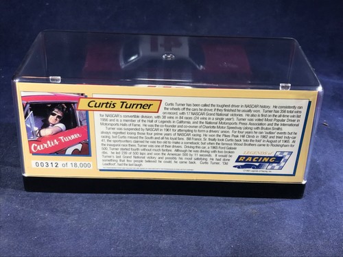 K3-93 LEGENDS OF RACING 1:43 SCALE - CURTIS TURNER #41 - 1965 FORD GALAXIE- NIB - Picture 3 of 6