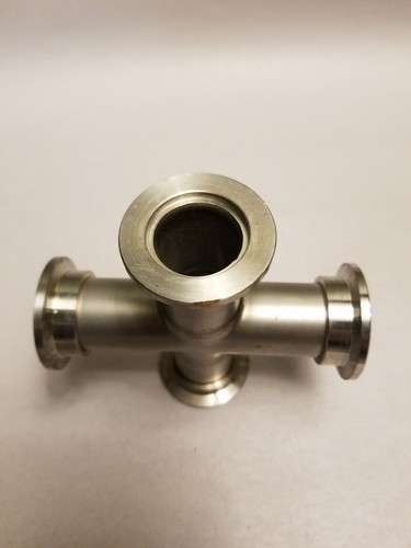 4-Way Cross, NW25 Flange MDC Vacuum Used Great Condition - Picture 5 of 6