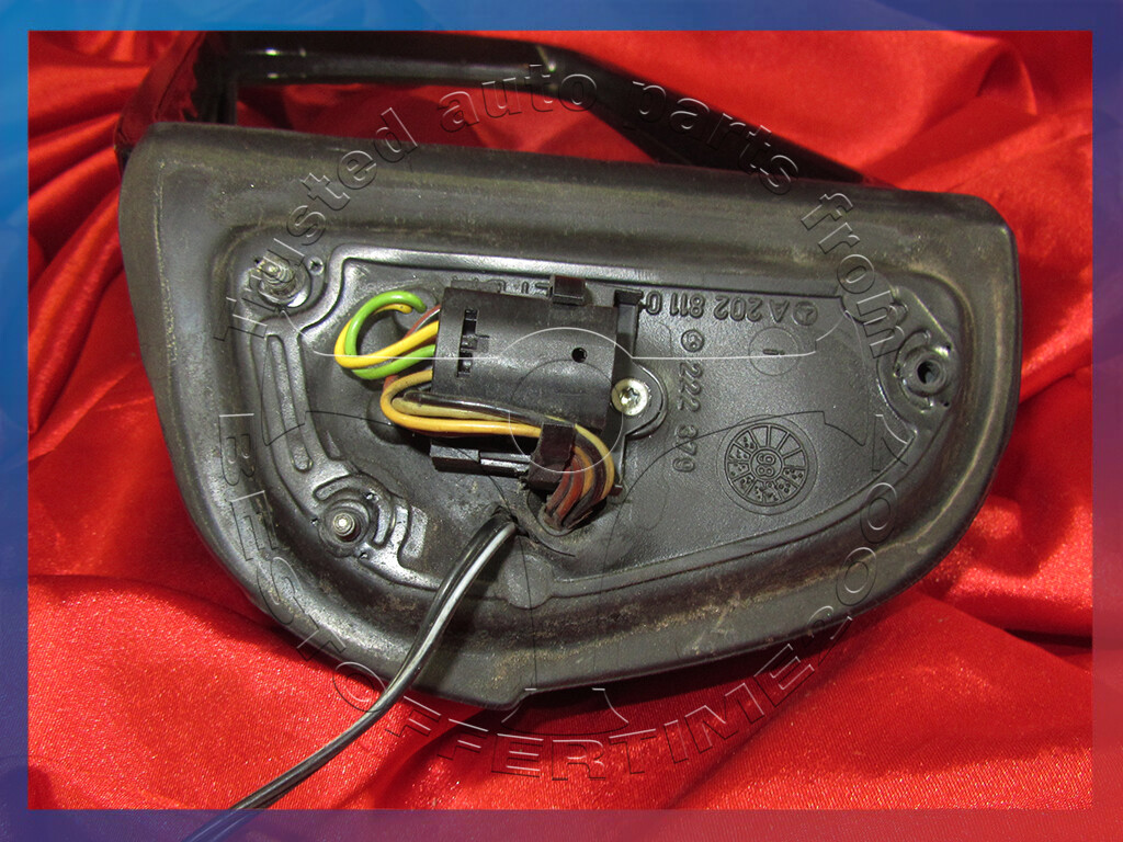 MERCEDES-BENZ C W202 E W210 LEFT EXTERIOR WING MIRROR BLACK COVER  