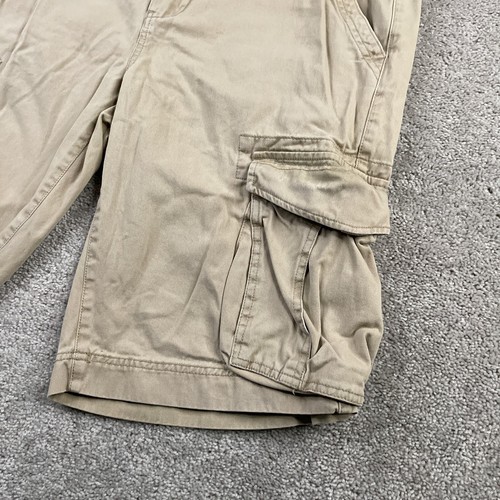 Pantalones Cortos Urban Pipeline Para Hombres 32 Tostado Caqui Carga Utilidad Sueltos Papá Bolsillos con Solapa - Imagen 3 de 12