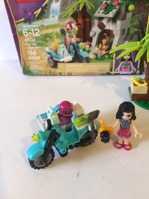 Lego Friends 41032 First Aid Jungle Bike Complete (light Green Palm Leaves)