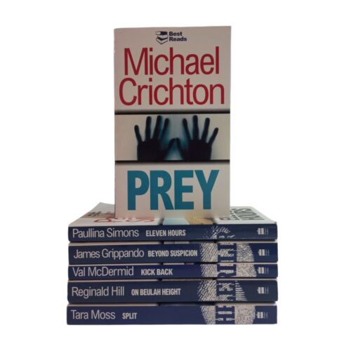Best Reads Thriller Novels Various Authors Bundle x 6 Books Bulk Lot Paperback