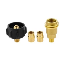 QCC1 Nut Propane Gas Fitting Adapter NPT Female Pipe Connect Fitting For Camping