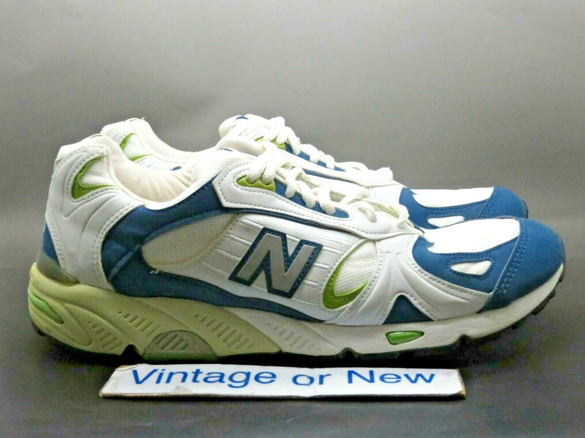 VTG 90&#039;s New Balance 1120 White Blue Green Running Shoes sz 11 2A | eBay