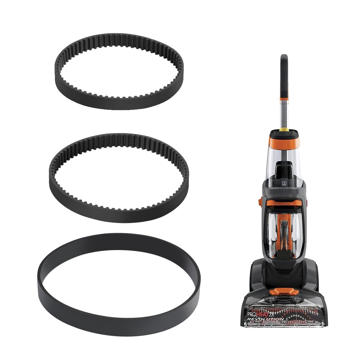 Ricambio Per Bissell 1548 Cinghia Piccola Di ProHeat 2X Revolution - Sostituisce Il Codice 160-6419 Cinghia Piccola Bissell 160-6419 - Foto 9