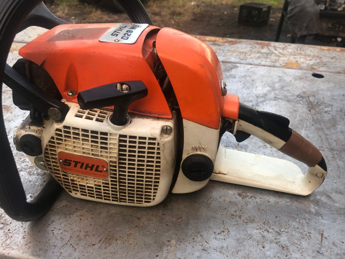 稼働　スチール  stihl  028 av 　チェーンソー　024　026 STIHL 028AV 028 AV CHAINSAW POWERHEAD | eBay