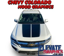 For Chevy Colorado Graphics Hood Stripes 3M Vinyl Decals Stickers 2015-2022