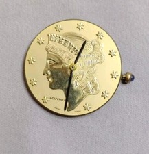 Working Louvrex Watch Dial And Movement