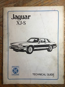 Vintage 1976 Jaguar XJ-S Technical Guide Book Manual * Sales Catalog