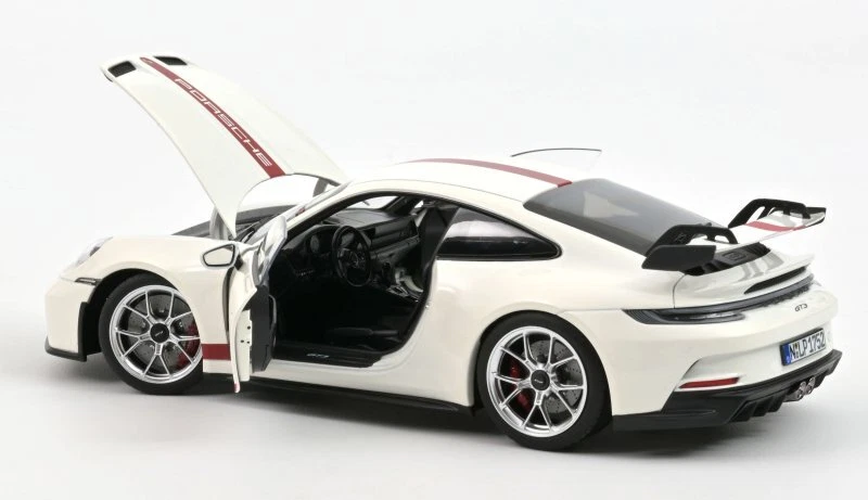PORSCHE 911 GT3 - 2021 - white - NOREV 1:18 - Photo 4/4