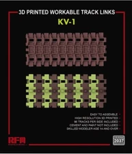 1/35 Rye Field Kv-1 3D Printed Workable Track #2037