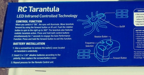 Discovery RC Tarantula Wireless LED Remote Control NEW in BOX - Picture 4 of 5