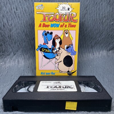 Foofur - A Bow-WOW of a Time! VHS 1986 Video Children's Kids