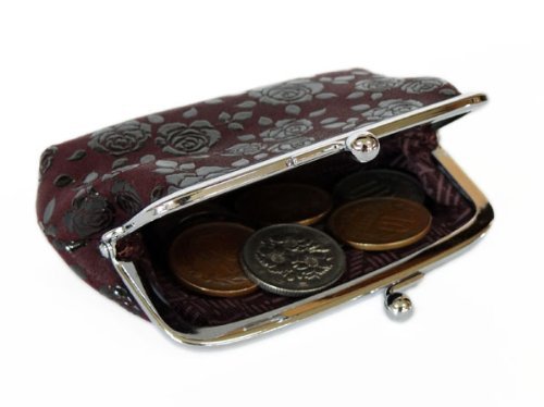 Cartera de monedas de cuero estilo japonés Gamaguchi "INDEN 1103" artesanía tradicional - Imagen 3 de 26