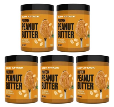 Body Attack Peanut Butter - 5 x 1000 g-Dose (11,99 EUR/kg)