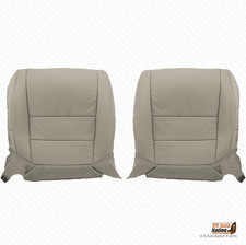 For 2008 Acura Tl Driver Passenger Bottom Perforated Leather Seat Cover Gray