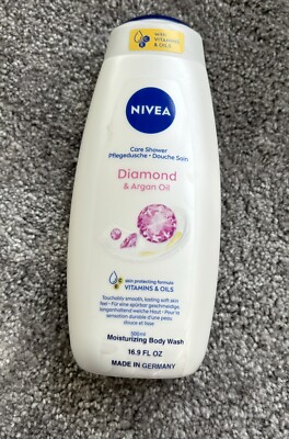 Nivea Moisturizing Body Wash Diamond And Argan Oil 500ml 16.9 Oz MADE In GERMANY