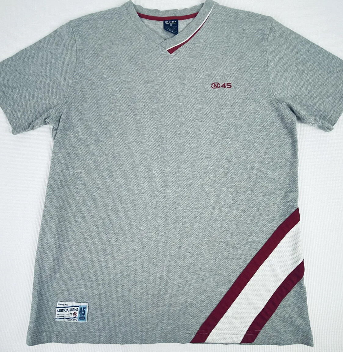 Nautica Jeans Co. ラガーシャツ XL NAUTICA JEANS CO. SUSTAINABLY CRAFTED ANCHOR GRAPHIC T-SHIRT