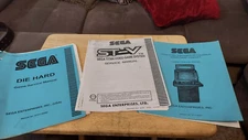 Sega Die Hard Titan System  Manual & Schematics original, 3 pieces