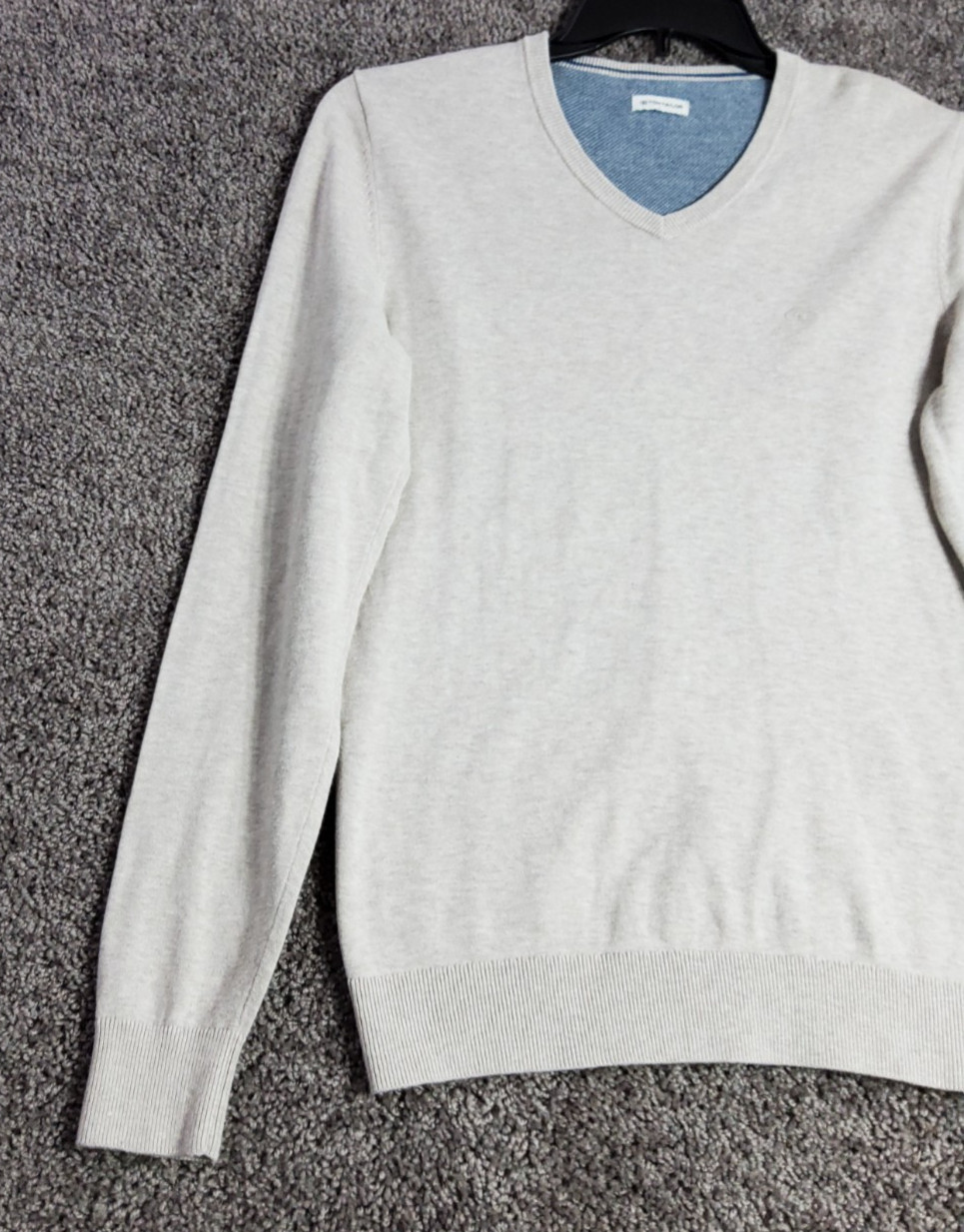 TOM TAILOR  Basic Jumper Sweater with V-Neck Men'… - image 2