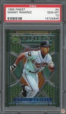 1995 FINEST MANNY RAMIREZ #4 PSA 10 POP 5 (848)
