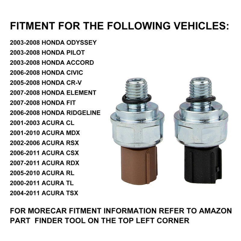 2Pcs OEM#28600-P7W-003 & 28600-P7Z-003 Transmission Pressure Switches For Honda - Image 4 of 4