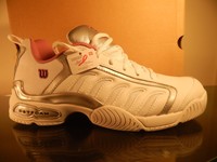 Wilson Womens Pro Staff Fusion Tennis Shoe-white/pink Wrs2350 -women's Sz 11 Wilson Womens Pro Staff Fusion Tennis Shoe-white/pink Wrs2350 -women's Sz 11