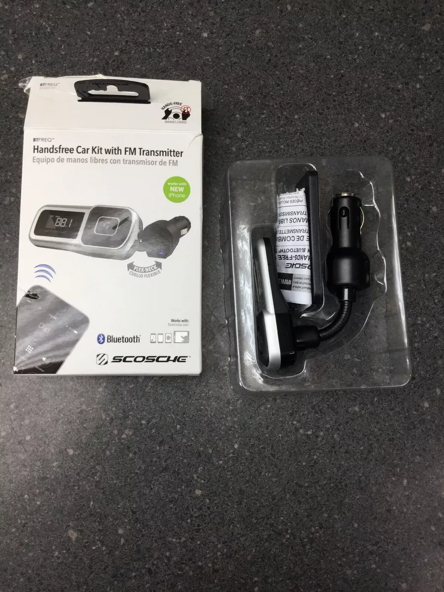 Scosche BTFMSR SP1 Bluetooth FM Transmitter with USB Port for Mobile Devices F2E