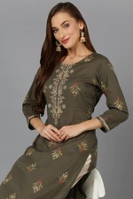 Indian Women for Kurta Kurti with Paint Dupatta Indian Ethnic Kurta Tops kurti